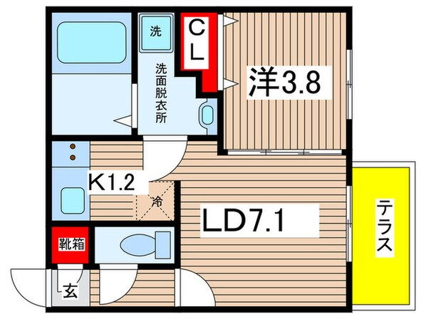 quador吹上Northの物件間取画像